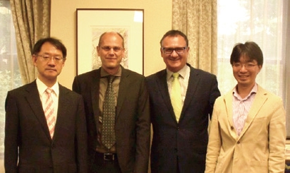 Prof. Mitsuishi, Dr. Schmidt, Dr. Mattern, Associate Prof. Sugiyama