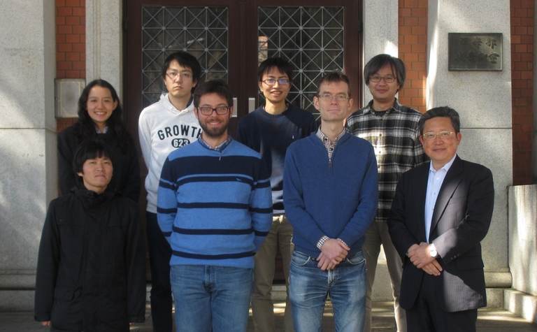 Dr. Lucchini (front row, left of center) and Prof.Yamanouchi group members