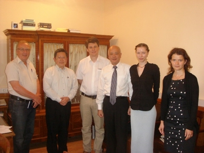 Meeting with the Vice Dean of Faculty of Physics, A. Fedyanin
