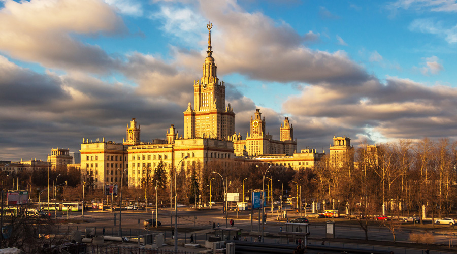 Lomonosov Moscow State University - In Light